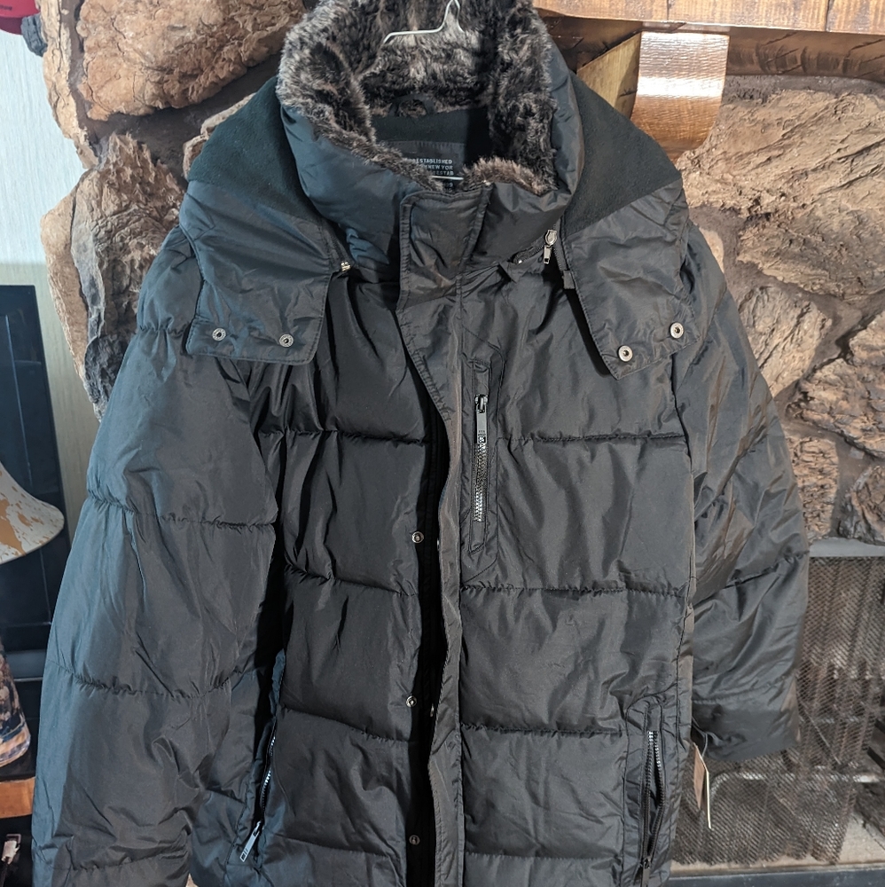 NWT Men's Steve Madden Lined Hooded Arctic Coat / Winter Parka $250 MSRP